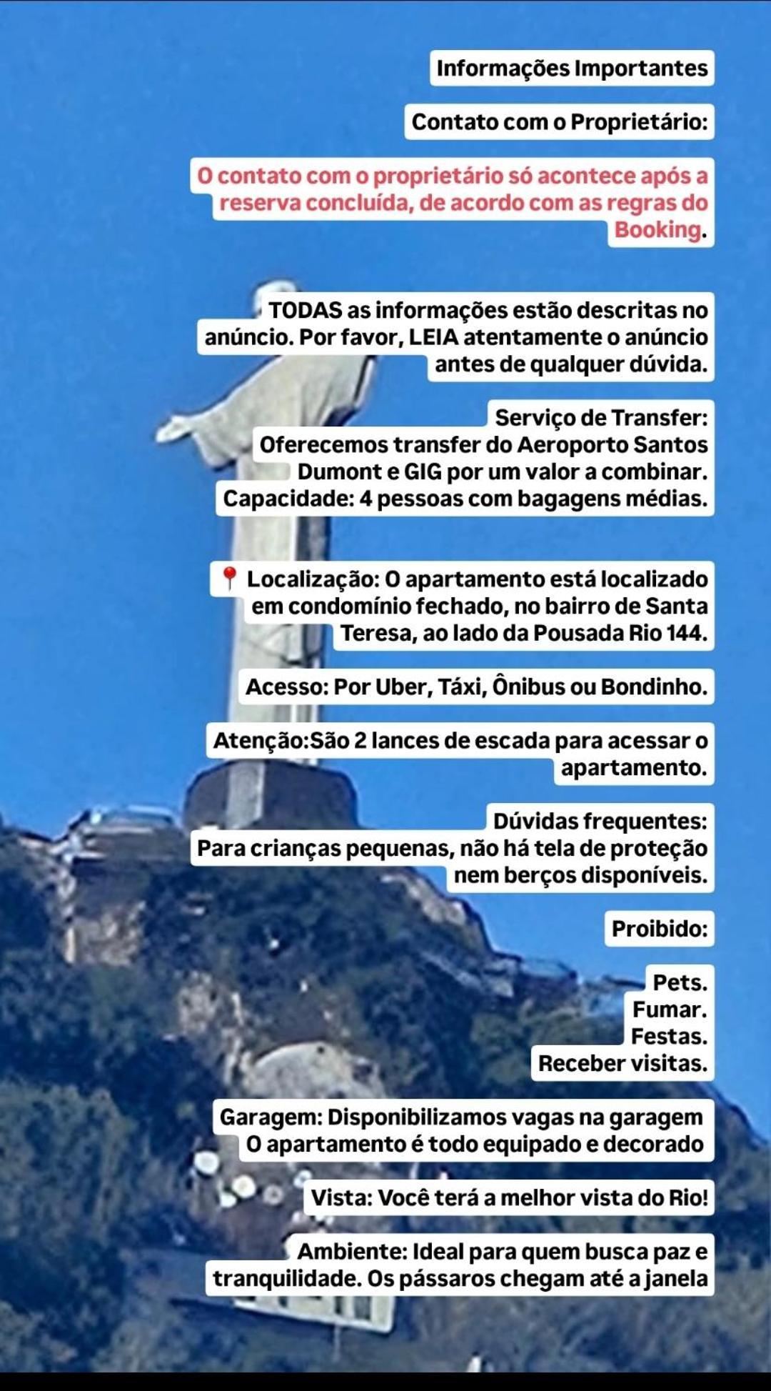 Vista Espetacular Do Cristo Redentor Apto 5 Pessoas Río de Janeiro